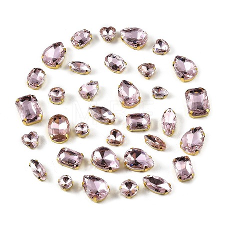 Glass Rhinestone Sew on Rhinestone RB-CBA33FD-01G-07-1