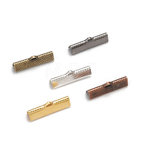 Mixed Iron Ribbon Crimp Ends E182Y-M-1