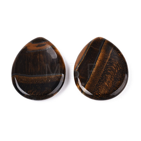 Natural Tiger Eye Worry Stones for Anxiety G-T144-13F-1