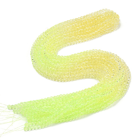 Transparent Glass Beads Strands GLAA-E036-07Z-03-1
