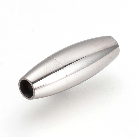 Tarnish Resistant 304 Stainless Steel Magnetic Clasps with Glue-in Ends LS-STAS-Q211-31A-1