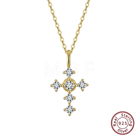 925 Sterling Silver Micro Pave 5A Clear Cubic Zirconia Pendants SE-CBA9BBC-05G-1