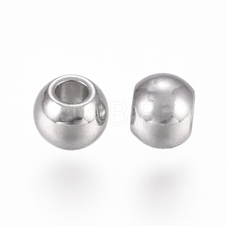 Tarnish Resistant 316L Surgical Stainless Steel Beads STAS-M274-073A-P-1