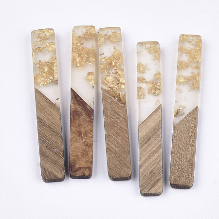 Resin & Walnut Wood Big Pendants RESI-S358-39H-1