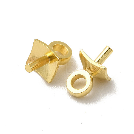 Brass Eye Pin Peg Bails X-KK-H442-28G-1