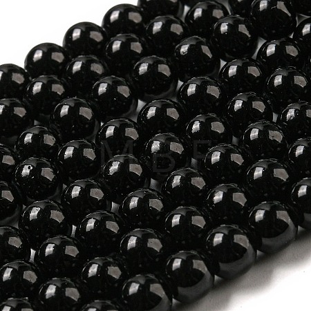 Painted Glass Bead Strands DGLA-S071-6mm-90-1