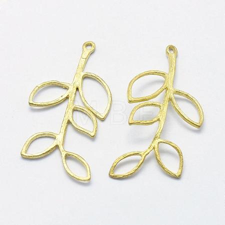 Brass Pendants KK-E716-043C-RS-1
