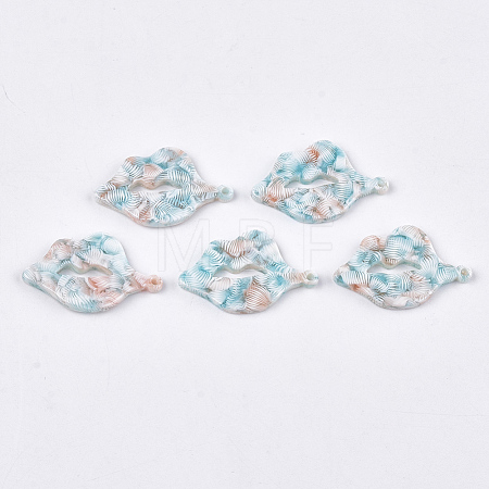 Cellulose Acetate(Resin) Pendants KY-T008-22A-1