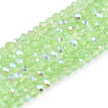 Electroplate Glass Beads Strands EGLA-A044-T2mm-L09-1