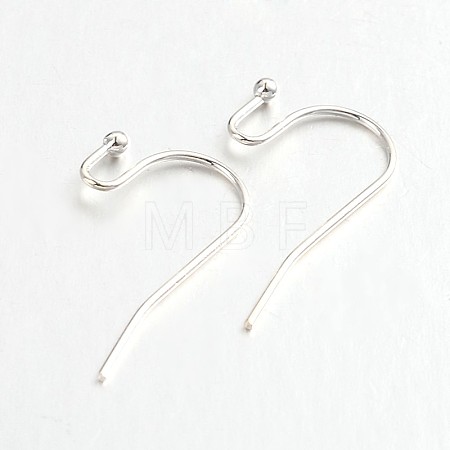 Brass Earring Hooks for Earring Designs X-KK-M142-01S-RS-1