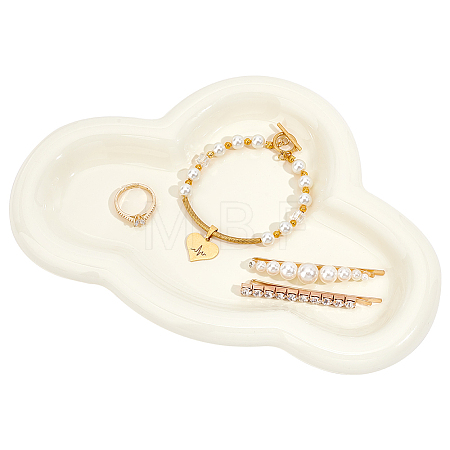 Porcelain Jewelry Dish Tray DJEW-WH0039-87-1