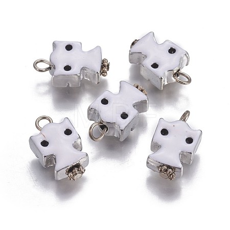 Alloy Enamel Pendants ENAM-F117-01P-1