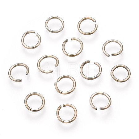 Aluminum Wire Open Jump Rings X-ALUM-R005-0.8x6-26-1