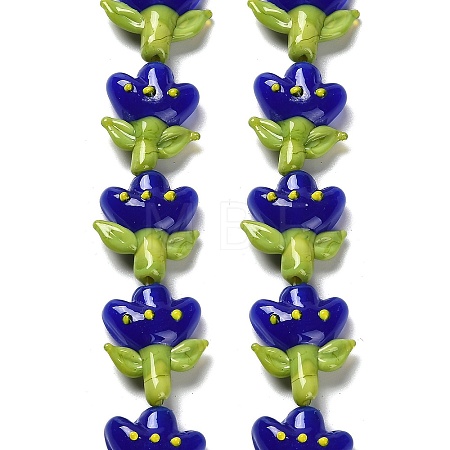 Handmade Lampwork Beads Strands LAMP-A005-03C-1