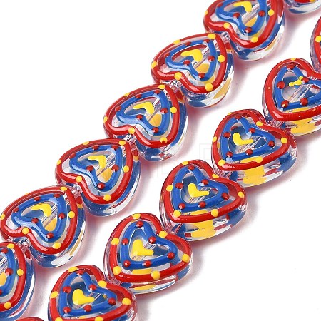 Glass Enamel Beads GLAA-Z021-01C-1