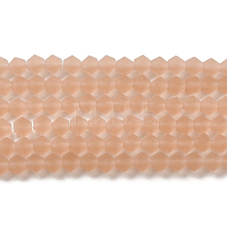 Imitate Austrian Crystal Frosted Glass Beads Strands LS-EGLA-A039-T6mm-MD12-1