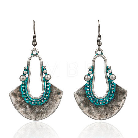 Retro Alloy Earrings for Women - Geometric ST4119386-1