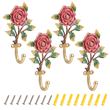 Alloy Enamel Hook Hangers DIY-WA0001-33-1