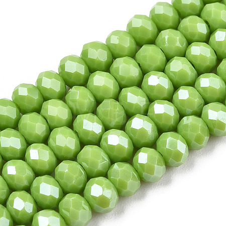Electroplate Glass Beads Strands LS-EGLA-A034-P3mm-A28-1