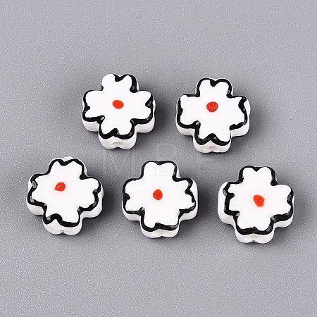 Handmade Porcelain Beads PORC-N012-15A-1
