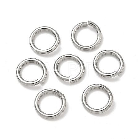 Tarnish Resistant 304 Stainless Steel Open Jump Rings X-STAS-R065-43-1