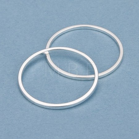 Brass Linking Rings KK-Y003-03G-S-1