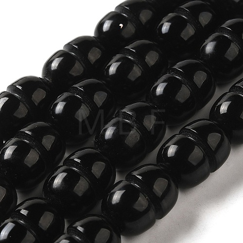 Natural Obsidian Beads Strands G-P521-B01-01-1