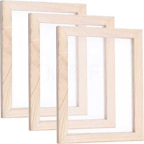 Wooden Paper Making DIY-WH0171-49C-1