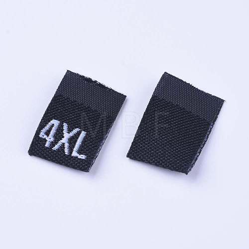 Clothing Size Labels(4XL) FIND-WH0045-E02-1
