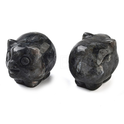 Natural Larvikite Carved Figurines DJEW-L023-C03-1