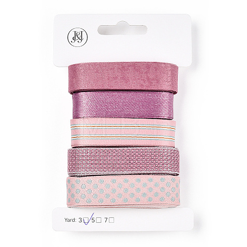 Polyester & Polycotton Ribbons Sets SRIB-P022-01D-01-1