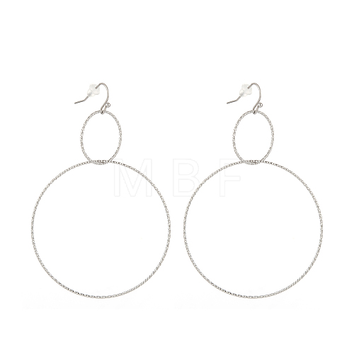 304 Stainless Steel Dangle Earrings X-EJEW-L237-02P-1