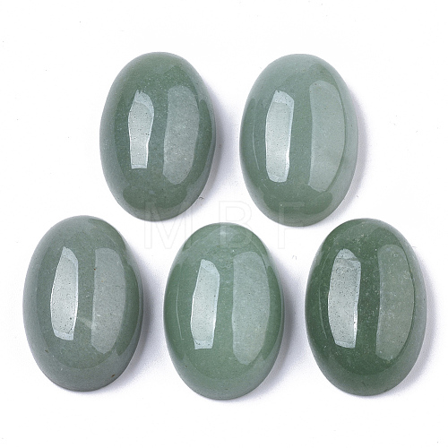 Natural Green Aventurine Cabochons G-N0325-06-1