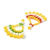 Glass Seed Beaded Pendants PALLOY-MZ01415-2