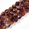 Dyed Natural White Jade Beads Strands G-T139-8mm-45G-2
