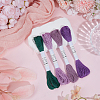 4 Skeins 4 Colors 6-Ply Cotton Embroidery Floss EMBR-WH20001-003C-4