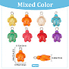 Dyed Synthetic Turquoise Pendants G-SC0002-35-2