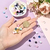 350Pcs 7 Colors Transparent  & Opaque Acrylic Beads MACR-YW0004-79-4