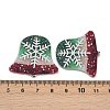 Christmas Themes Opaque Printed Acrylic Pendants LS-OACR-B037-05-3