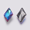 K9 Glass Rhinestone Pendants GLAA-K034-I02-2