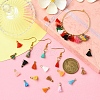 Polycotton(Polyester Cotton) Tassel Pendant Decorations FIND-YW0004-58E-6
