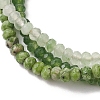 Adjustable Dyed Natural Malaysia Jade Beaded Multi-strand Bracelets for Women Men BJEW-JB13577-01-3