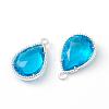 Glass Pendants GLAA-A037-G-02S-2