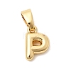 Brass Letter Charms KK-G554-22G-P-1