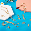 DIY Religion Jewelry Making Findings Kits DIY-TA0008-05-28