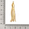 Ion Plating(IP) 304 Stainless Steel Pendants STAS-C110-01G-3