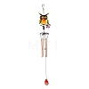 Spray Painted Iron Wind Chimes HJEW-L025-F02-1