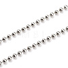 304 Stainless Steel Ball Chain Necklaces NJEW-JN02912-01-2