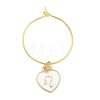 12Pcs Heart with Constellation Alloy Enamel Wine Glass Charms Sets AJEW-JO00230-01-2
