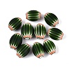 Handmade Millefiori Glass Barrel Beads LA-N002-23D-1